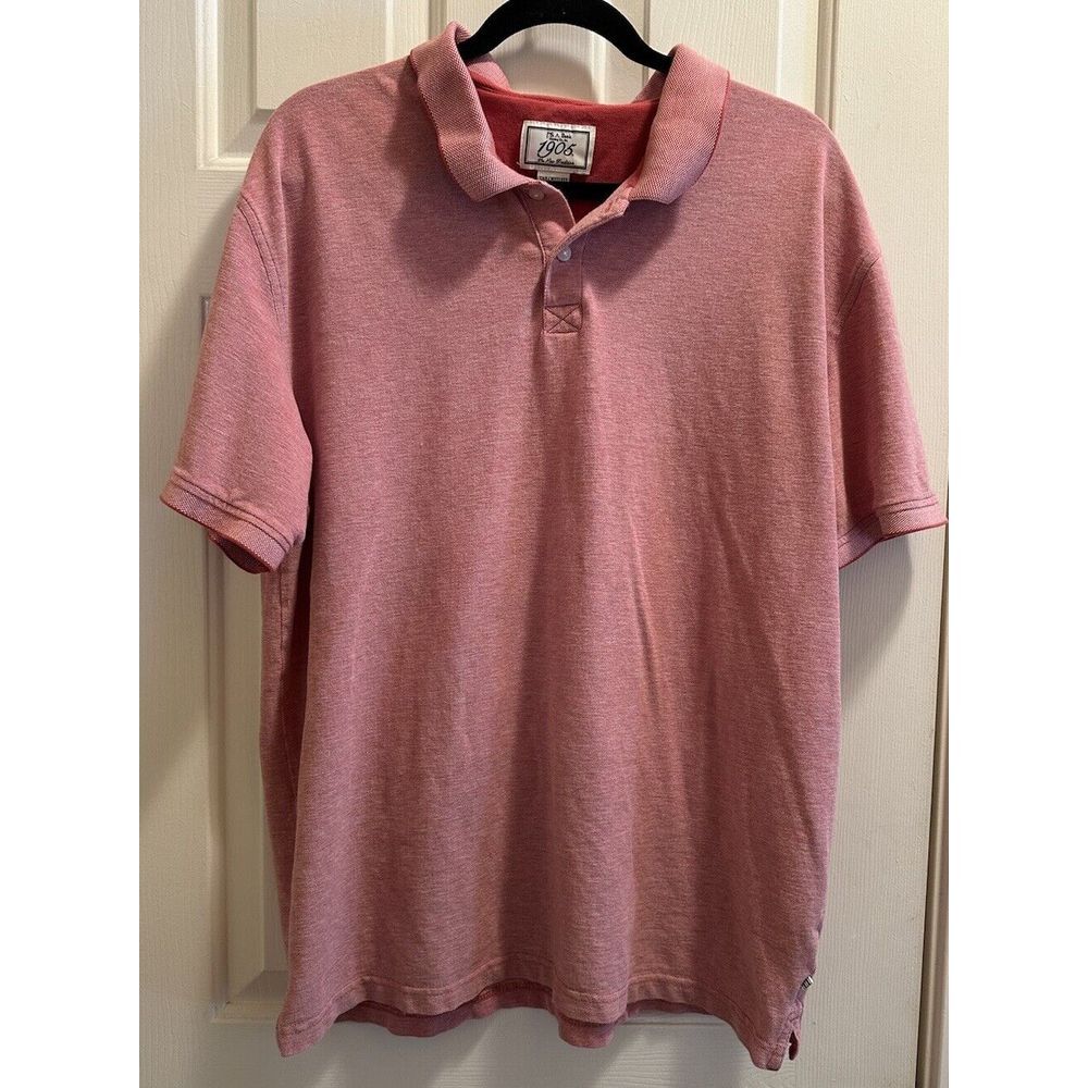Jos A Bank 1905 Short Sleeve Polo‎ Style Tailored Fit Shirt Size XXL